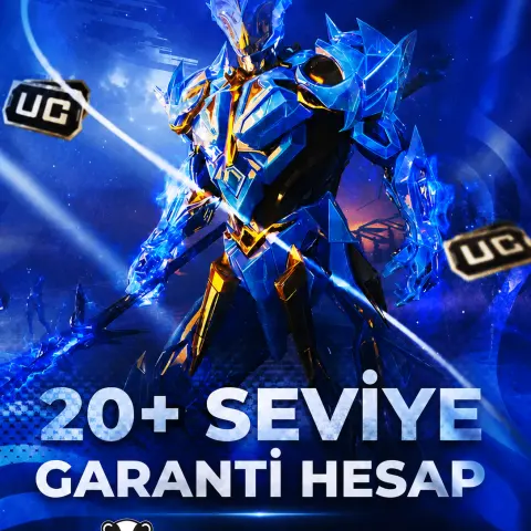 PUBG Mobile +20 Seviye Garanti Hesap