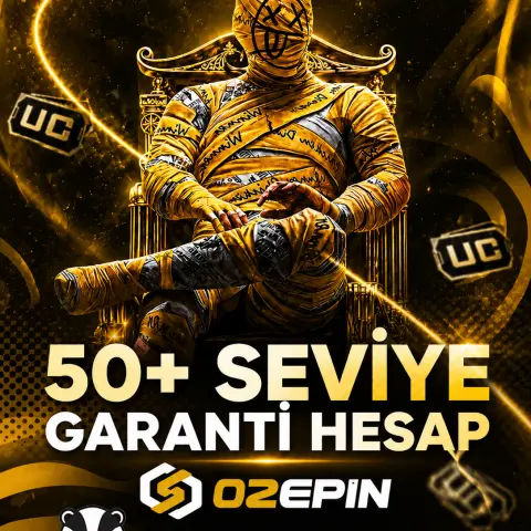 PUBG Mobile +50 Seviye Garanti Hesap