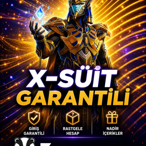 X-SUİT GARANTİLİ PUBG MOBİLE RANDOM HESAP