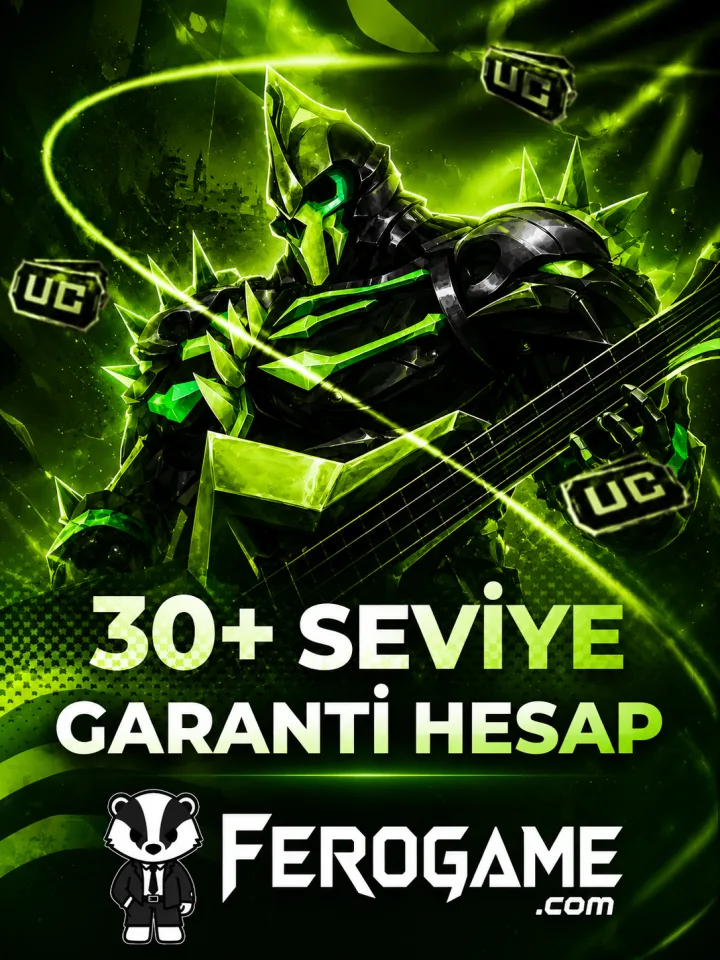 PUBG Mobile +30 Seviye Garanti Hesap