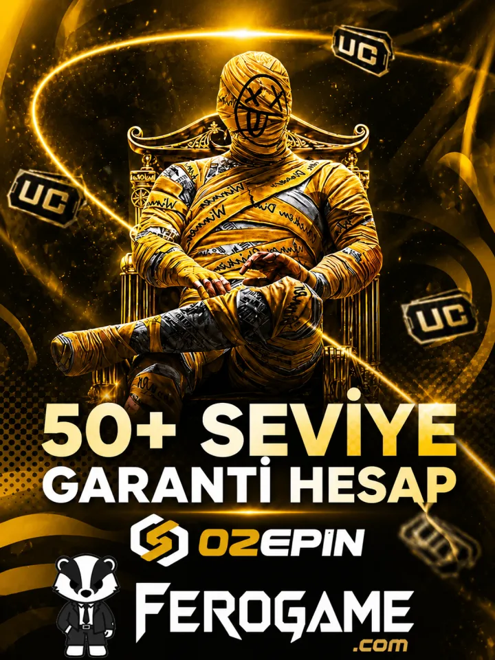 PUBG Mobile +50 Seviye Garanti Hesap