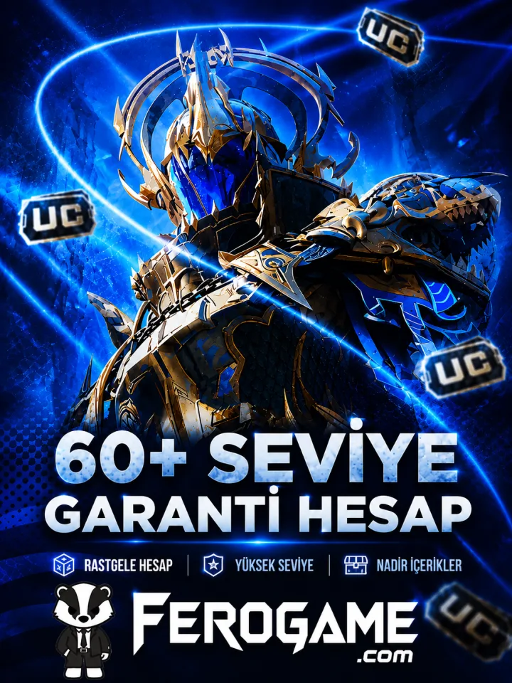 PUBG Mobile +60 Seviye Garanti Hesap