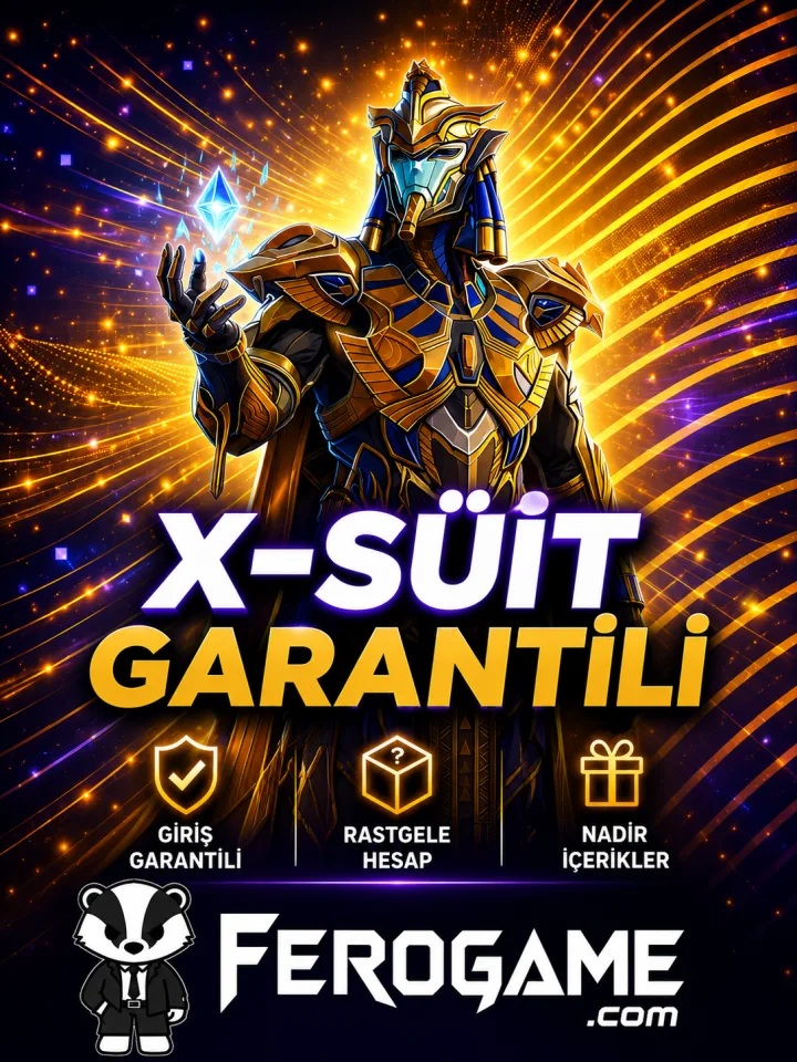 X-SUİT GARANTİLİ PUBG MOBİLE RANDOM HESAP