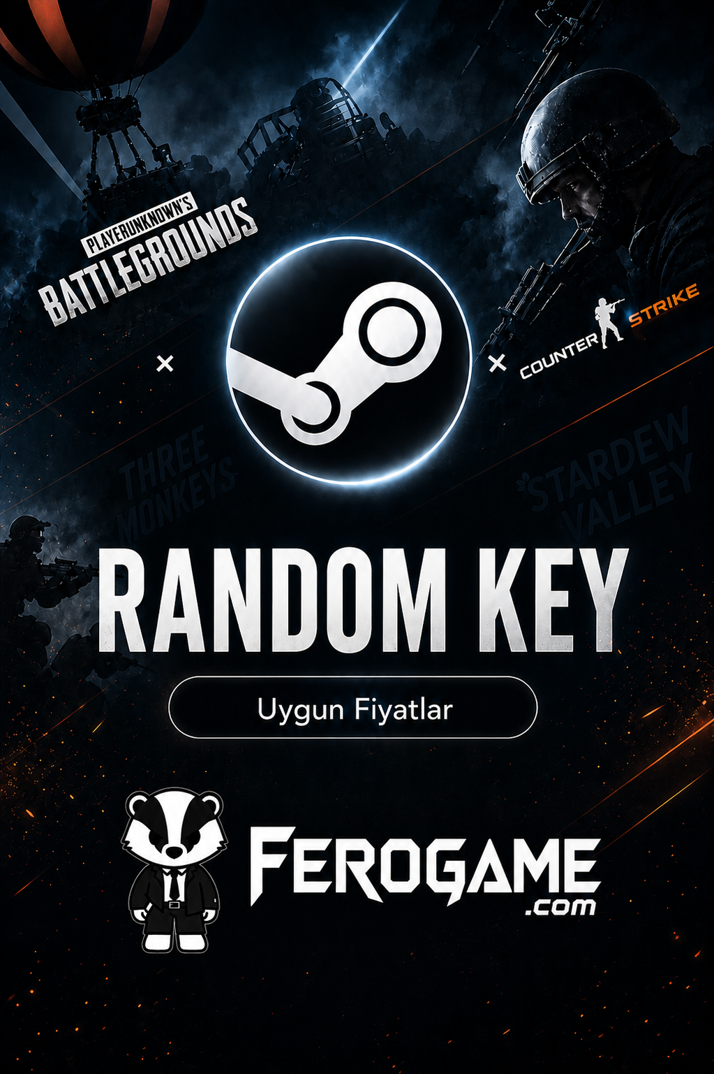STEAM RANDOM KEY
